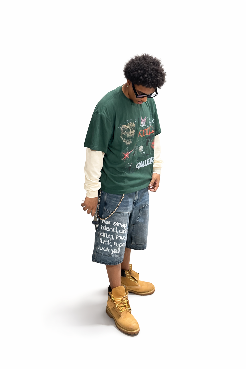 CHAOS (Forest Green) TEE—